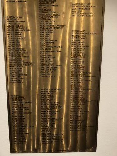 Noen av navnene som har vært innom Arkivet.